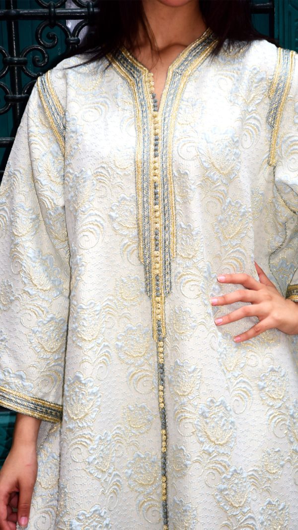 Kaftan - Moroccan Seamstress : Sfifa and Handmade Moroccan knots - Image 2